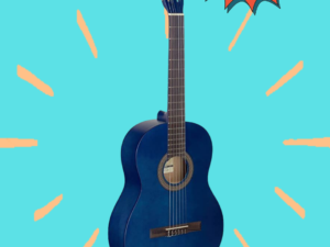 Aiersi -Guitare classique Bleu